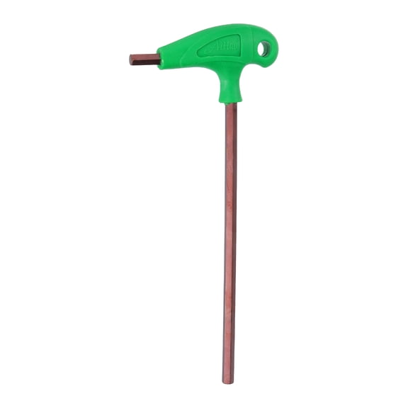 T-Handle Hex Key Wrench 8mm Metric S2 Steel Plastic Handle T-Key Inner Hexagon Wrenches Spanner Repair Tool for Automotive Household Maintenance, Green
