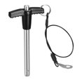 thumbnail image 1 of T Handle Lock Pins, 5/16" Pin Dia. 2-3/4" Usage Length Stainless Steel Push-Button Quick Release Pin, 1 of 6