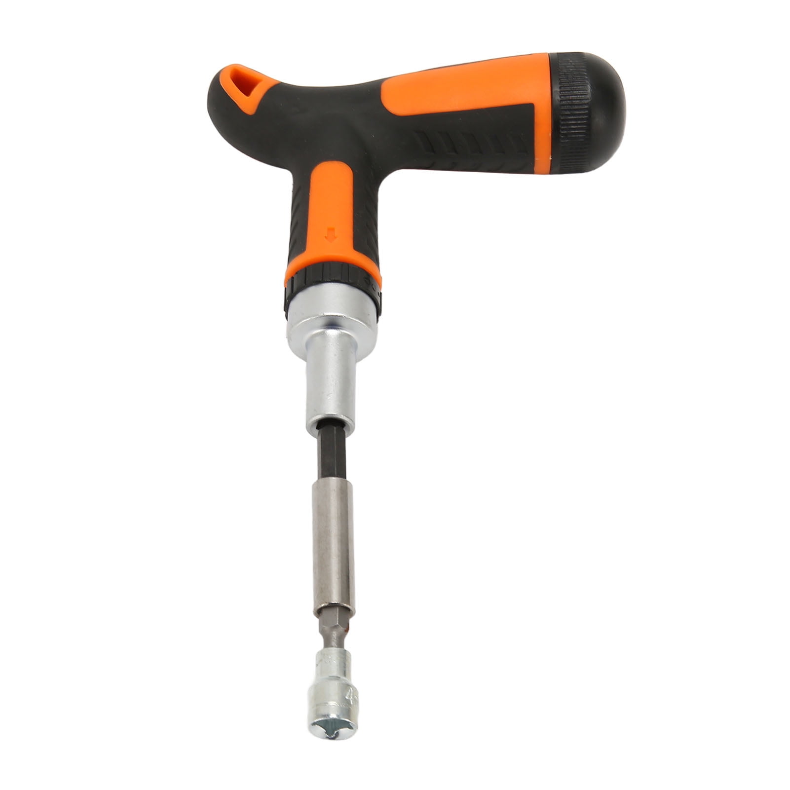 T Handle Screwdriver Set, Stainless Steel Black Finished Ratchet And Bit Set For Home Repair