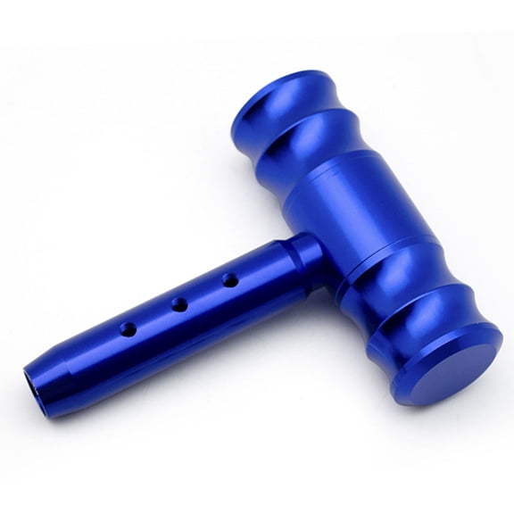 T-Handle Shifter Knobs Aluminum Alloy, Multicolour Car Conversion Manual Shift Gear Knob, Universal Gear Shift Knob Accessorie-blue