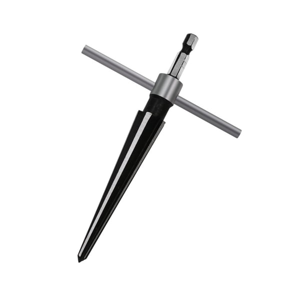 T-Handle Taper Reamer T Handle Detachable Tapered Reamer with 1/4Inch Hex Shank 3-13mm & 5-16mm Reaming Tool