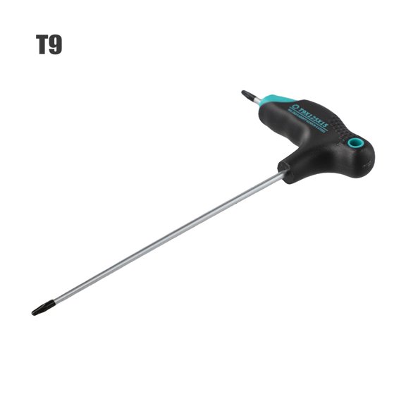 T-Handle for Torx Wrench Repair Tool for Torx Screwdriver Double Head for T6-T45 with Hole
