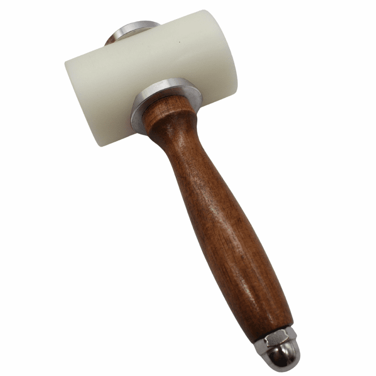 T-Head Leather Carving Hammer Mallet with Wooden Handle - Leathercraft  Tools 