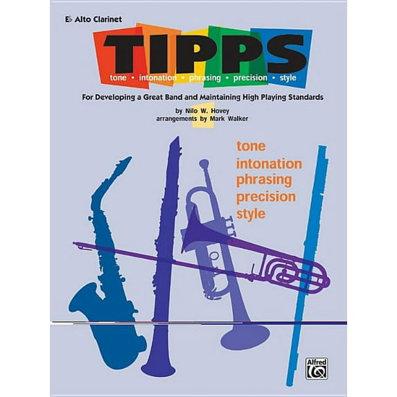 T-I-P-P-S for Bands -- Tone * Intonation * Phrasing * Precision * Style: For Developing a Great Band and Maintaining High Playing Standards (E-Flat Alto Clarinet) (Paperback)