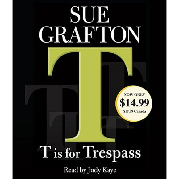 Pre-Owned T Is for Trespass (Audiobook 9780307750877) by Sue Grafton, Judy Kaye