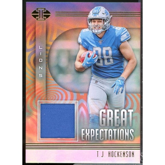 T.J. Hockenson 2019 Panini Illusions Great Expectations Rookie Jerseys #GETH