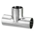 thumbnail image 1 of T Joint Duct Splitter, 1 Inch 3 Way Duct Welding Connector T Shape Metal Exhaust Pipe Splitter Fitting Round, 1 of 6