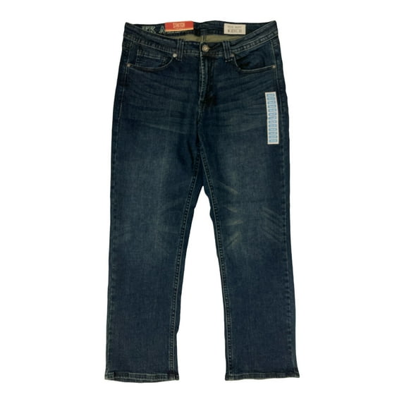T.K. Axel Men's Flattering Slim Boot Cut Button & Zip Stretch Denim Jeans (Bondi, 36x30)