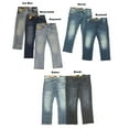 thumbnail image 1 of T.K. Axel Men's Flattering Slim Boot Cut Button & Zip Stretch Denim Jeans (Ice Box, 32x32), 1 of 2