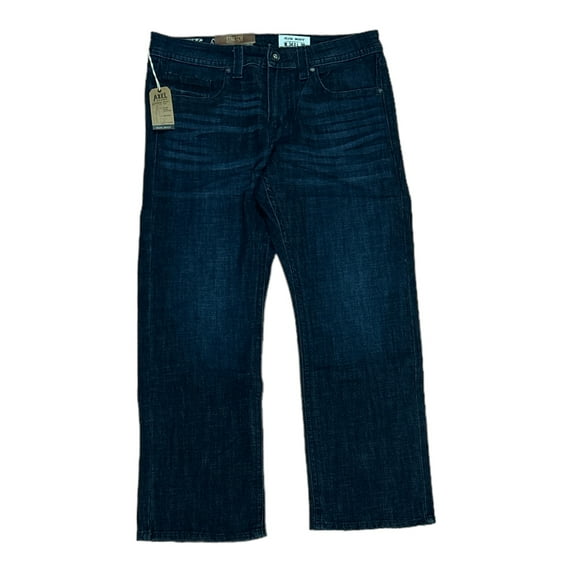 T.K. Axel Men's Slim Boot Cut Stretch 5 Pocket Denim Jean (Arnav Dark Wash, 38x32)