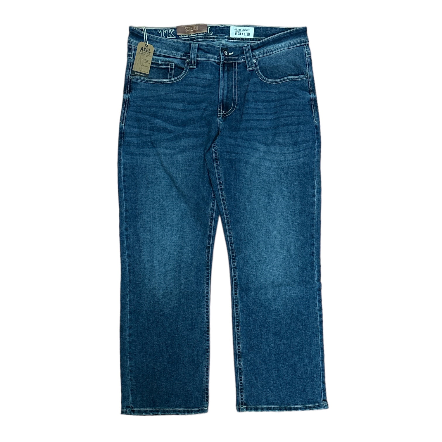 ETHANOL Men's Slim Stretch Motion Denim Jeans - Tobacco Color 34x30 - View #8