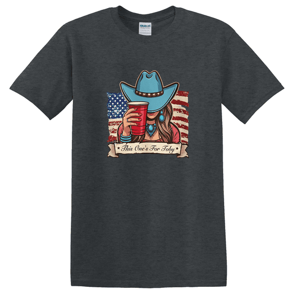 T.K Memorial This One'S For Toby Country Music Memory T.K 4Th July T-shirt
