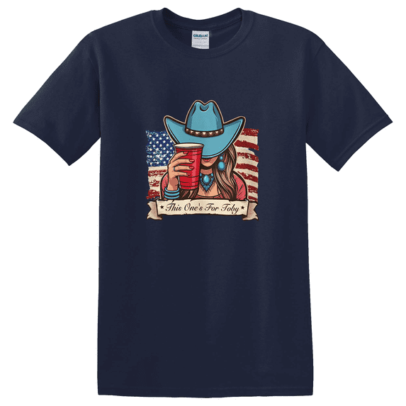 T.K Memorial This One'S For Toby Country Music Memory T.K 4Th July T-shirt