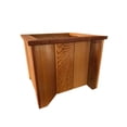 thumbnail image 1 of T&L Large Square Planter Box - cedar stained, 1 of 5