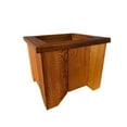 thumbnail image 1 of T&L Small Square Planter Box - cedar stained, 1 of 5