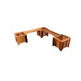 thumbnail image 1 of T&L Three Planter/Two Bench Set, 1 of 6