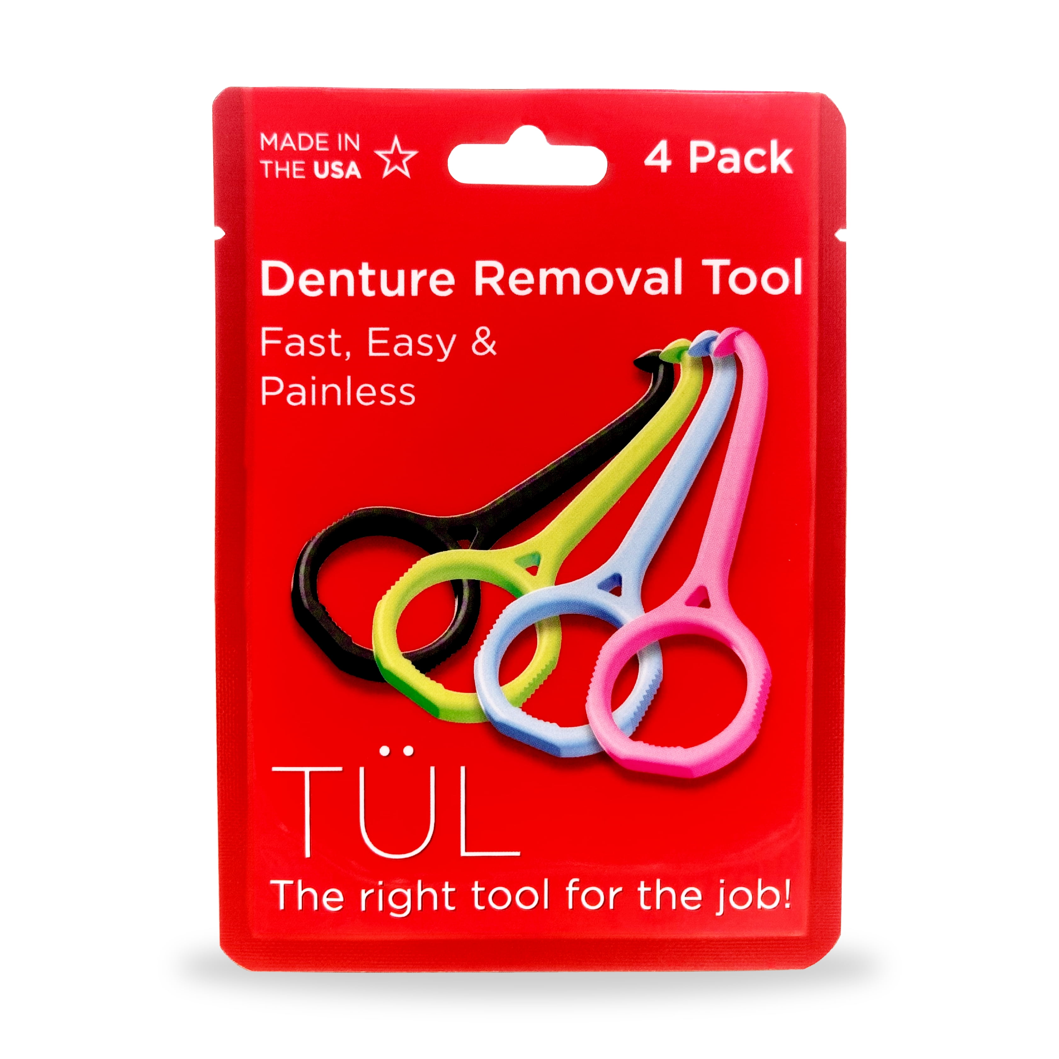 TÜL for Dentures Denture Removal Tool Made in the USA Variety 4