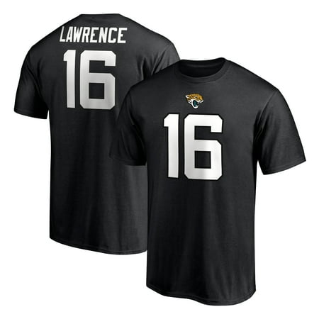 Jacksonville Jaguars NFL Trevor Lawrence Jacksonville Jaguars Mens Name & Number Short Sleeve Tee