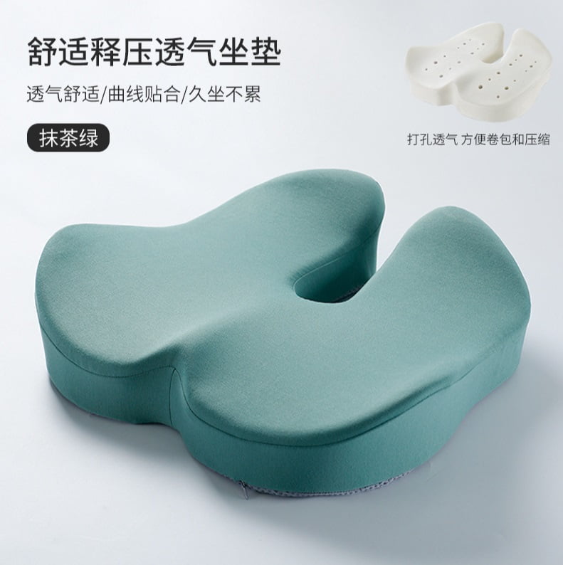 Benazcap Large Seat Cushion For Office Chair Memory Foam Coccyx Pain Relief Cushion Pillow For Back Support Non-Slip Seat Pad For Office Desk, Car Seat, Wheelchair, Sciatica - View #13