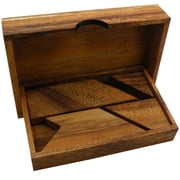T Letter With Box - Wooden Puzzle Brain Teaser