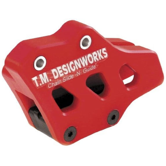 T.M Design Works RCG-CR2-RD Factory Edition 1 Red Rear Chain Guides for Hon