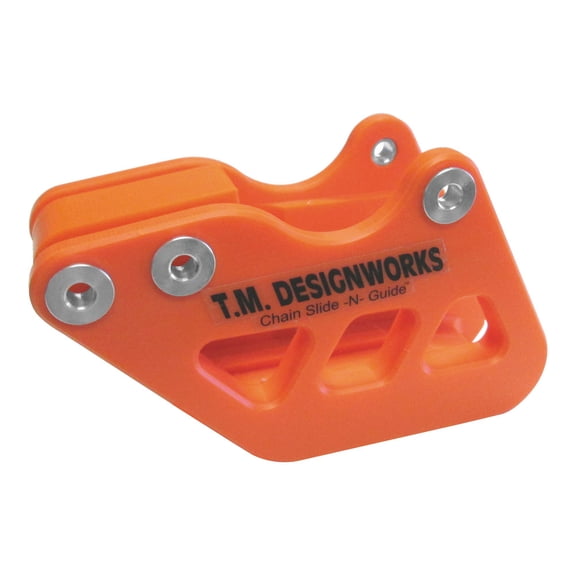 T.M. Designworks Factory Edition 1 Rear Chain Guide for Ktm Orange
