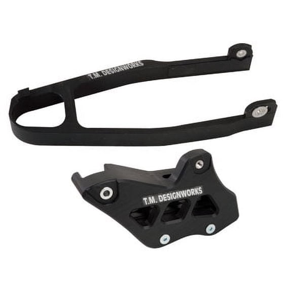 T.M. Designworks 1560880014 Factory Edition 1 Rear Chain Guide and Slider Kit Black