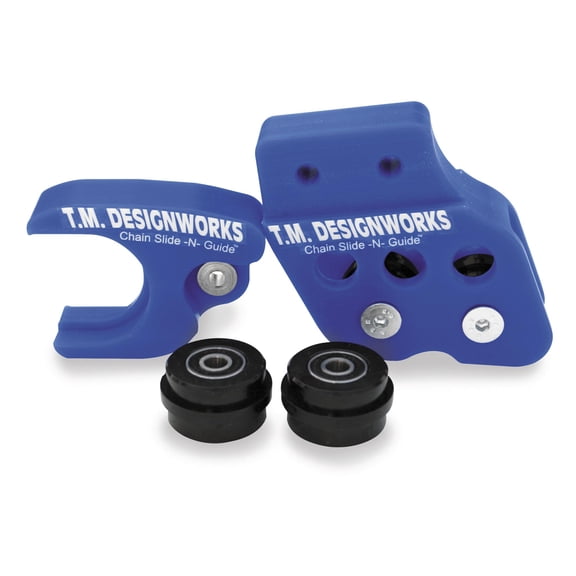 T.M. Designworks RCG-SMX-BU Factory Edition 1 Rear Chain Guide - Blue