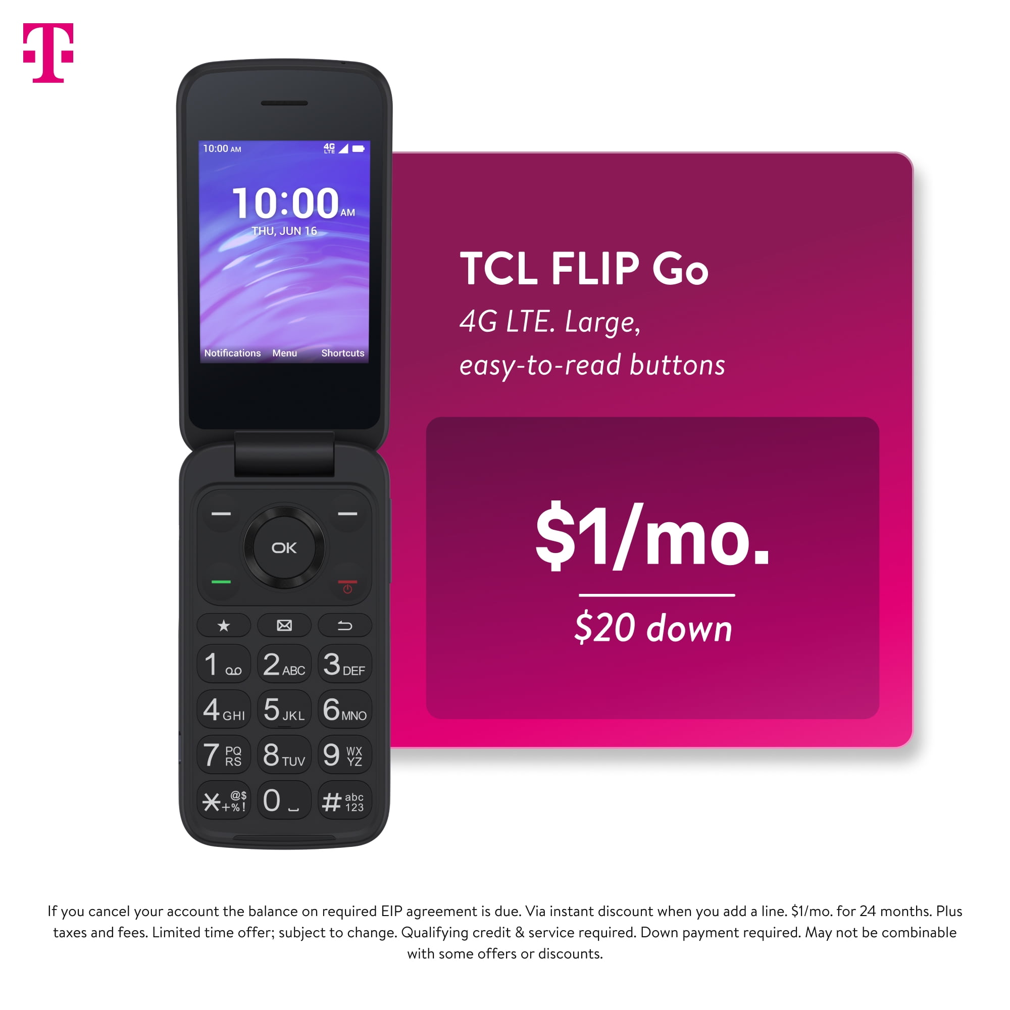 T-MOBILE TCL FLIP GO