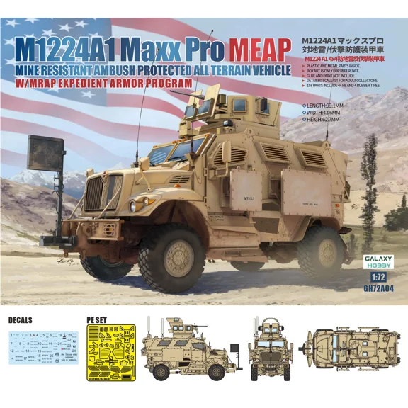 T-MODEL GH72A04 1/72  M1124A1 Maxx Pro MEAP