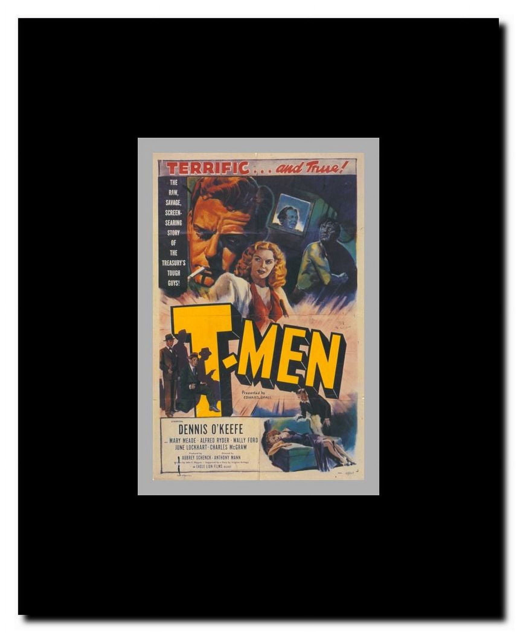T-Men Framed Movie Poster