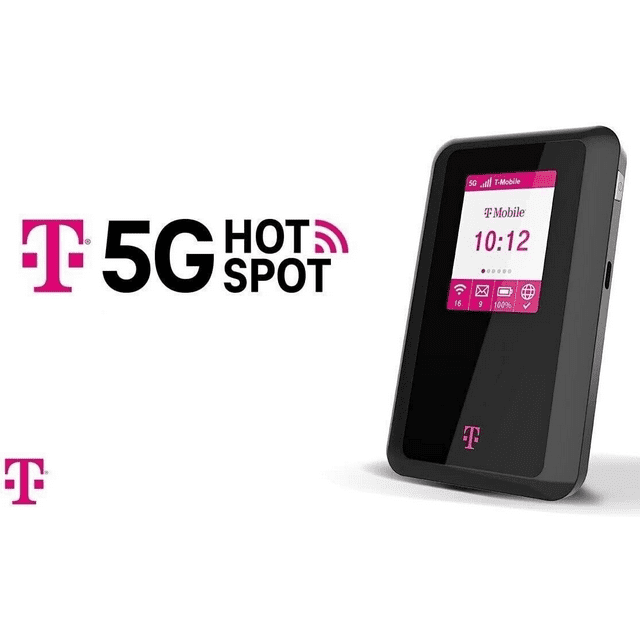 T‑Mobile 5G Hotspot by Quanta D53 5G Broadband Hotspot Connect to 32 Devices Preowned