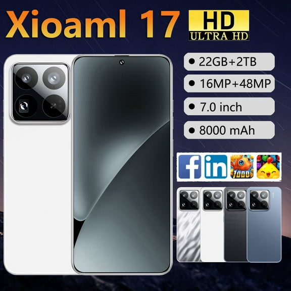 T-Mobile Facing Unlocking Mobile Phones, Unlocked Android Phones, CHYCET 6.26"HD , 6GB +128GB , 4G Dual Sim Smart Phone,16MP Camera , Cell Phone , xioamI 17