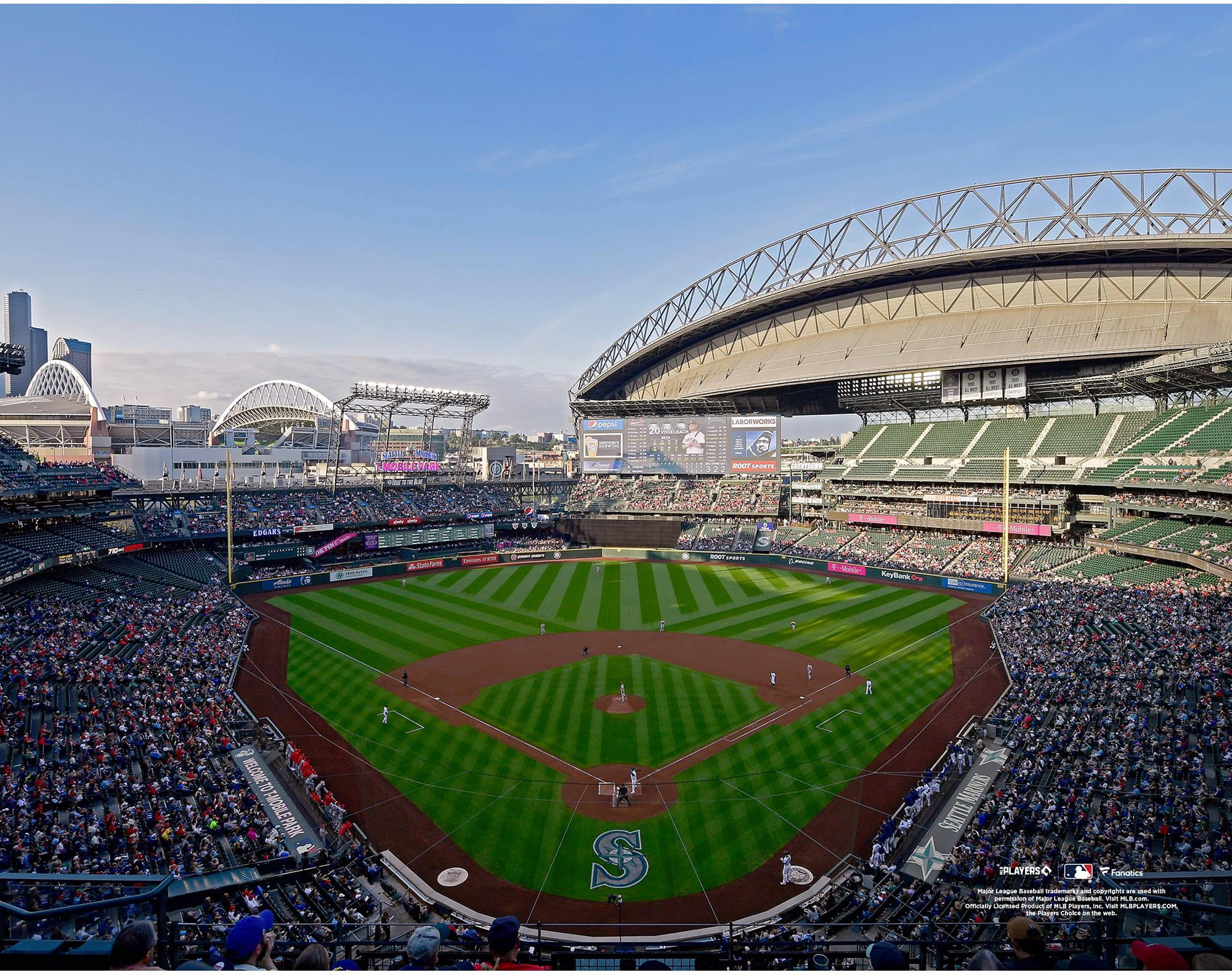 Seattle Mariners Unsigned T-Mobile Stadium Daytime General View ...