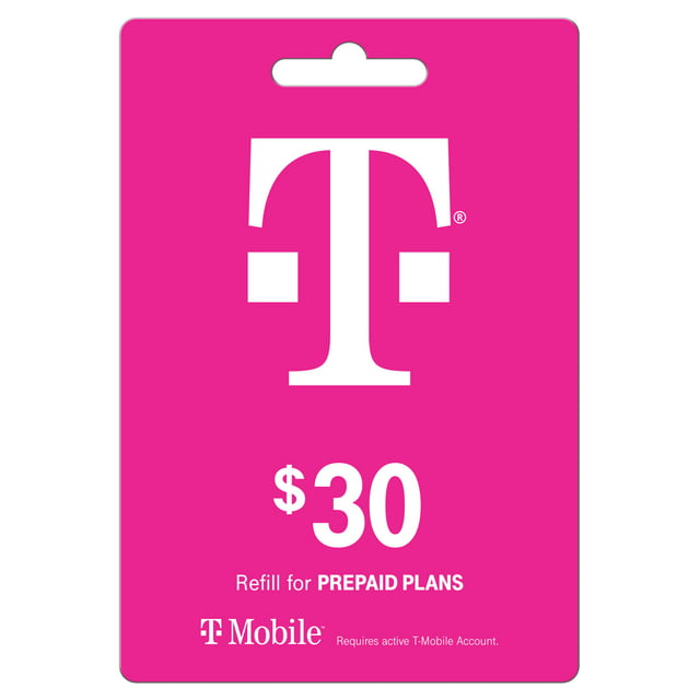 T-Mobile Prepaid $30 Direct Top Up