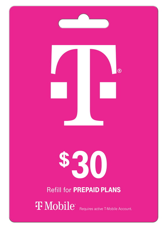 T-Mobile Prepaid $30 Direct Top Up