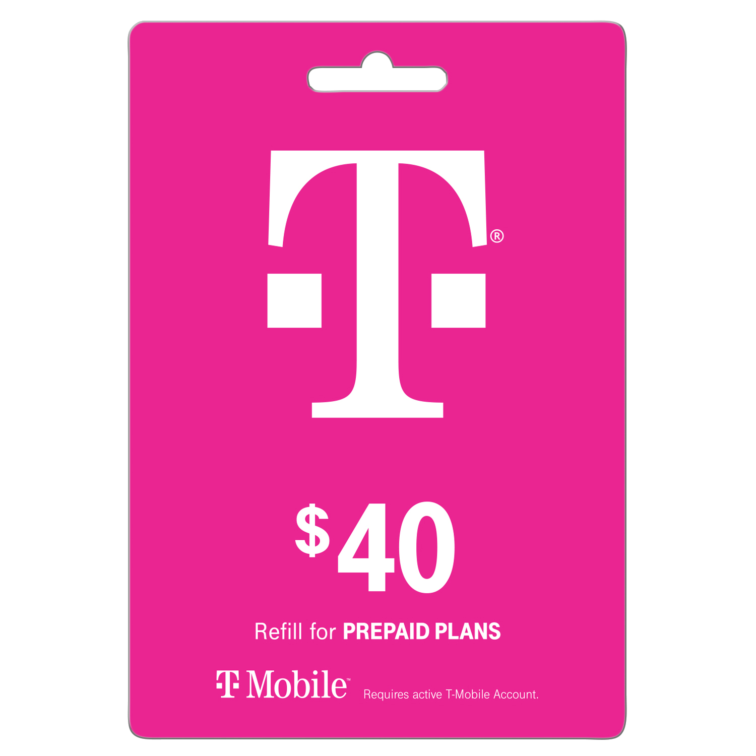 T-Mobile Prepaid $40 Direct Top Up - image 1 of 4