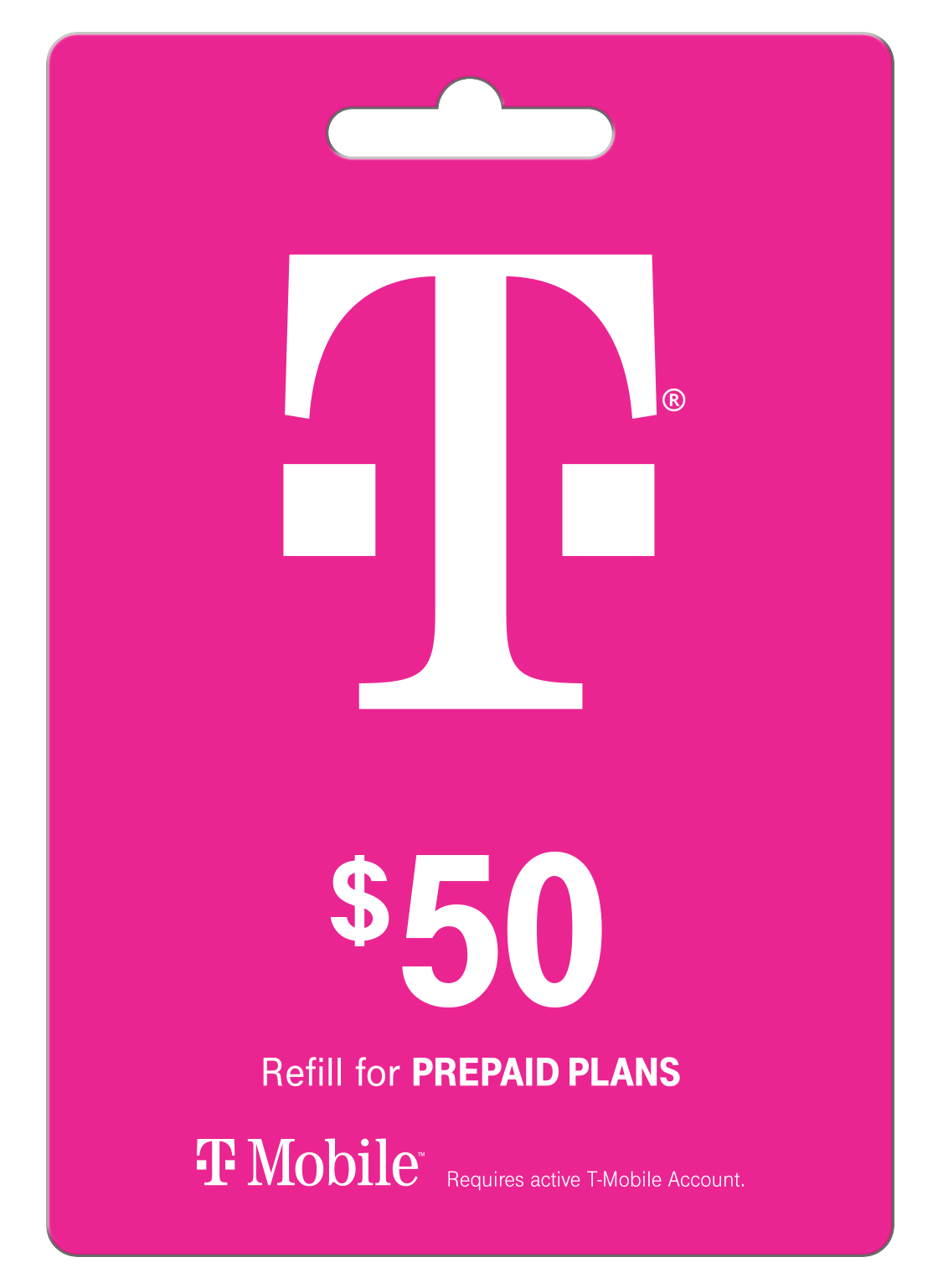 T-Mobile Prepaid $50 Direct Top Up - image 1 of 4