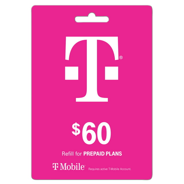 T-Mobile Prepaid $60 Direct Top Up