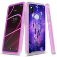 thumbnail image 1 of T-Mobile REVVL 4 Case, Rosebono Graphic Design Shockproof Impact Resistant Protective Full-Body Rugged Clear Hybrid Bumper Case for T-Mobile REVVL 4 (Dream Catcher), 1 of 5