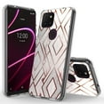 thumbnail image 1 of T-Mobile REVVL 5G Case, Rosebono Bling Glitter Sparkle Diamond Rhombus Marble Graphic Fashion Cute Colorful Skin Cover Shockproof Case for T-Mobile REVVL 5G, 1 of 5