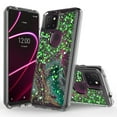 thumbnail image 1 of T-Mobile REVVL 5G Case, Rosebono Hybrid Bling Glitter Sparkle Epoxy Graphic Marble Colorful Silicone Skin Cover Armor Case for T-Mobile REVVL 5G (Green), 1 of 5