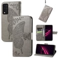 thumbnail image 1 of T-Mobile REVVL V+ 5G Case, T-Mobile REVVL V+ 5G Wallet Folio Case Magnetic Closure RFID Blocking Card Slots Kickstand Shockproof Case for T-Mobile REVVL V+ 5G,Gray, 1 of 4