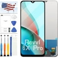 thumbnail image 1 of for T-Mobile Revvl 6X Pro 5G Screen Replacement Kit for T-Mobile Revvl 6X Pro LCD Display Digitizer Touch Screen Assembly 6.5inch Repair Parts (Black), 1 of 7