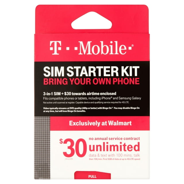 T-Mobile SIM Starter Kit