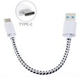 thumbnail image 1 of T-Mobile Samsung Galaxy S8 Braided Short Type-C Cable Rapid Charger Sync USB Power Wire Z3Y, 1 of 4