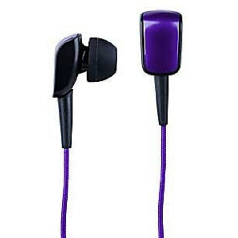 T Mobile Stereo String Headset 3.5mm W Mic Original TMobile Purple Black