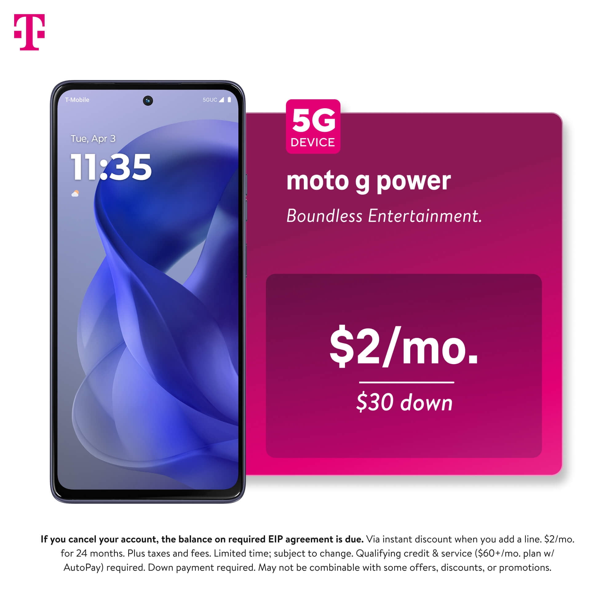 T-Mobile moto g power - 2025 - Walmart.com