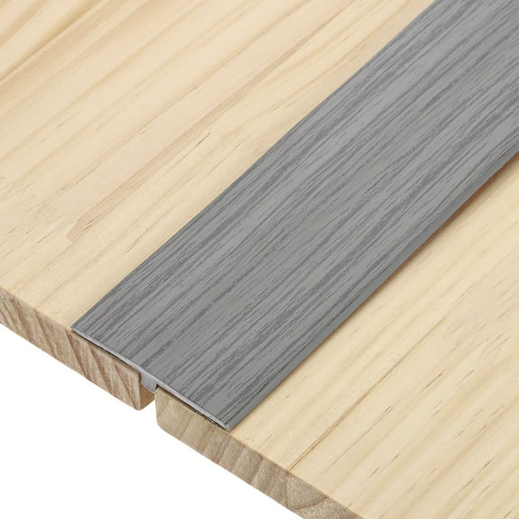 T-Molding Transition Strips, 3.28 ftx1.97" Flooring Edging Trim, Gray Wood Grain