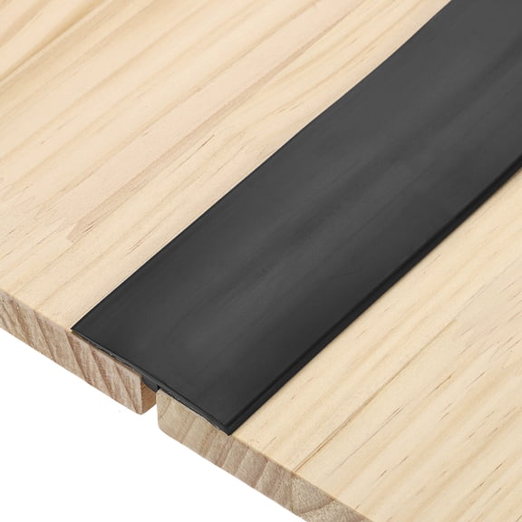 T-Molding Transition Strips, 9.84 ftx1.97" Vinyl Flooring Edging Trim, Black